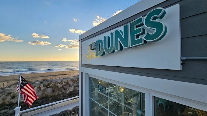 Above the Dunes restaurant in Rehoboth Beach, Delaware